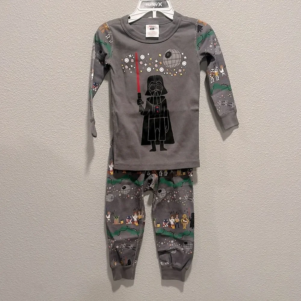 Hanna Andersson Star Wars Holiday NWT 2pc PJsSz 85cm 2T